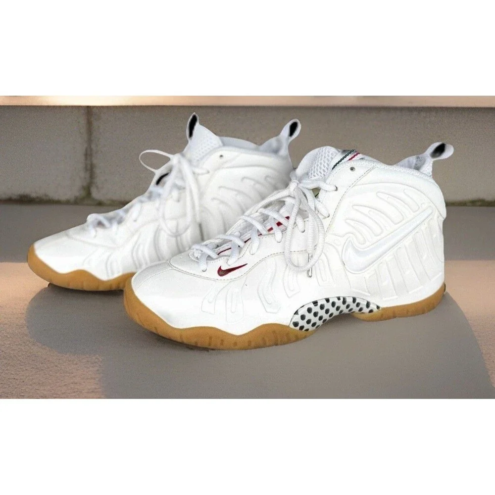 Nike Little Posite Pro GS 'Gucci' SKU: 644792 100 Sz 5.5Y/ W7 Italian Basketball